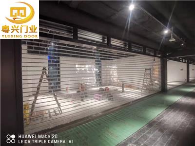 水晶卷帘门的作用和技术发展